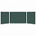 превью Доска для мела магнитная 3-х элементная (100×150/300 см), ДОПОЛНИТЕЛЬНАЯ ЛИНИЯ/КЛЕТКА, зеленая, BRAUBERG