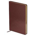 Ежедневник недатированный, А5, 136л., твердый переплет, кожзам, BG «Windsor. Dark red», красный, фольгированный срез