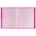 превью Папка с 20 вкладышами Berlingo «Neon», 17мм, 1000мкм, розовый неон, с внутр. карманом