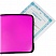 превью Папка-конверт на молнии Attache Neon A5 розовая 700 мкм