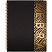 превью Бизнес-тетрадь Attache Selection Zebra А4.96л, кл, спир, пластик, тон. бл 202305