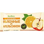 Пастила пастилки Вкусвилл яблочные с апельсином 40г