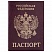 превью Обложка для паспорта STAFF, экокожа, «ПАСПОРТ», бордовая, 237192