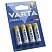 превью Батарейка Varta ENERGY LR03 AAA 4шт/бл Alkaline 1.5V (4103) (4103213414)