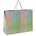 превью Пакет подарочный 45×13x33 см (XL), НАБОР 3 шт., 3 дизайна, голография, ЗОЛОТАЯ СКАЗКА