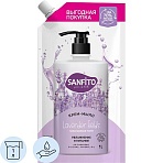 Крем-мыло жидкое SANFITO Sensitive Лавандовые поля 1 л (ДОЙ-ПАК)