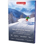 Фотобумага матовая, 10×15 см, 180 г/м2, односторонняя, 50 листов, BRAUBERG EXTRA