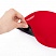 превью Коврик для мыши с подушкой под запястье SONNEN, полиуретан + лайкра, 250×220х20 мм, красный