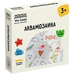 Аквамозаика ТРИ СОВЫ «Чаепитие», набор инструментов, трафареты, картонная коробка 12×12см