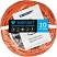 превью Удлинитель Topfort ПВС 2×1кв. мм 10м в бухте 10А 1 гнездо б/з., с/заг., IP44