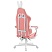 превью Кресло компьютерное DEFENDER Irifi, 2 подушки, подставка для ног, экокожа, розовое/белое, ш/к 26630