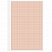 превью Бумага масштабно-координатная (миллиметровая), скоба, А4, оранжевая, 16 листов, 65 г/м2, STAFF