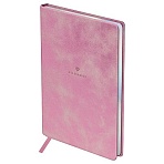 Ежедневник недатированный, А5, 136л., кожзам, BG «Shimmer. Pink», розовый, голографический срез