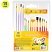 превью Набор кистей Мульти-Пульти 15шт., пони, круглые № 1, 2, 2, 3, 4, 5, плоские № 1/2, 1/4, 4, щетина, круглые № 1, 3, 5, щетина, плоские № 1/2, 4, 8, бли