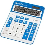 Калькулятор настольный Eleven CDC-120-WH/NV, 12 разрядов, двойное питание, 155×206×38мм, белый/темно-синий