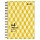 Бизнес-тетрадь Attache Selection Spring Book A4 150 листов желтая в клетку на спирали (230×297 мм)