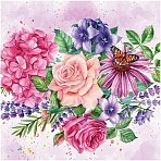 Пазл 64 эл. ТРИ СОВЫ «Цветочная композиция»