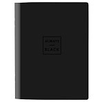 Тетрадь общая Attache Selection Квадрат Black 165×220 мм 48л клетка скрепка