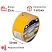 превью Клейкая лента двухсторонняя монтажная белая Unibob 50 мм x 25 м