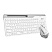 превью Набор клавиатура+мышь A4Tech Fstyler (FB2535C ICY WHITE) клав, мышь:бел/сер