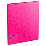 Папка с 60 вкладышами Berlingo «Neon», 24мм, 1000мкм, розовый неон, с внутр. карманом