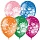 Воздушные шары, 25шт., M12/30см, Поиск «Фантазия», пастель+декор, растровый рисунок