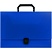 превью Папка-портфель 1 отделение СТАММ А4, 600мкм, на замке, пластик, синий
