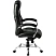 превью Кресло для руководителя Комус Мебель (Easy Chair) 535 чёрное (экокожа, металл хромированный)