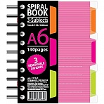 Бизнес-тетрадь Attache Selection Spiral Book A6 140 листов розовая в клетку на спирали (125x146 мм)