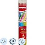 Карандаши цветные Kores 12 цветов с точилкой