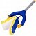 превью Швабра-бабочка складыв. OfficeClean Professional мет. телеск. ручка, насадка микрофибра/спонж, 26см