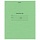 Тетрадь 12 л., зелёная обложка HATBER, офсет, крупная клетка с полями