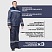 превью Куртка рабочая зимняя мужская з32-КУ с СОП синяя/васильковая из ткани оксфорд (размер 136-140 (68-70), рост 170-176)