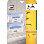 Этикетки самоклеящиеся Avery Zweckform морозостойкие белые 38.1x21.2 мм (65 штук на листе А4, 25 листов, L7971-25)