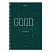 превью Тетрадь А4, 120 л., BRAUBERG, гребень, клетка, обложка твердая, «Good Luck»