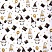 превью Бумага упаковочная новогодняя «Black. Gold. White», 70×100 см, 10 дизайнов ассорти, ЗОЛОТАЯ СКАЗКА