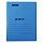 Скоросшиватель OfficeSpace «Дело», картон мелованный, 300г/м2, синий, пробитый, до 200л. 