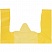 превью Пакет-майка ПНД Тюльпаны желтый 21 мкм (30+16×55 см, 100 штук в упаковке)