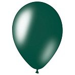 Воздушные шары, 50шт., М12/30см, MESHU, металлик, зеленый