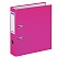 превью Папка-регистратор OfficeSpace, 70мм, бумвинил, с карманом на корешке, розовая