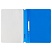 превью Папка-скоросшиватель пластик. перф. СТАММ А4, 120мкм, синяя с прозр. верхом