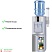 превью Кулер для воды напольный Ecotronic H1-LF White с холодильником