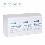 Полотенца бумажные лист. OfficeClean Professional(V-сл), 2-слойные, 200л/пач, 21×21.6, тисн, белые