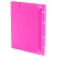 превью Тетрадь на кольцах А5, 120л., BG «Neon», пластиковая обложка, розовый, с резинкой