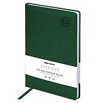 Ежедневник датированный 2026 БОЛЬШОЙ ФОРМАТ 210×297 мм, А4, BRAUBERG «Favorite», под кожу, зеленый