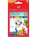 Масса для приклеивания Faber-Castell «Tack-It Creative», 50г., цветная, картон. уп., европодвес