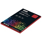 Бумага цветная Attache (красный интенсив), 80г, А4, 100 л