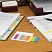 превью Закладки клейкие STAFF, 45?12 мм, 8 цветов х 25 листов, на пластиковой линейке 12 см