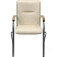 превью Конференц-кресло Easy Chair Samba Silver бежевый/бук (искусственная кожа, металл серебристый)