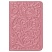 превью Обложка для паспорта Кожевенная мануфактура, нат. кожа, «Цветы», розовая
